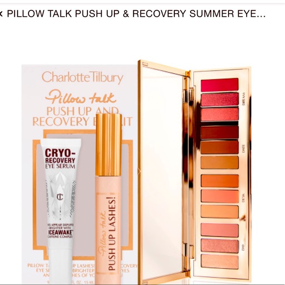 Charlotte Tilbury Other - Charlotte Tilbury PILLOW TALK PUSH UP & RECOVERY SUMMER EYE KIT
LIMITED TIME